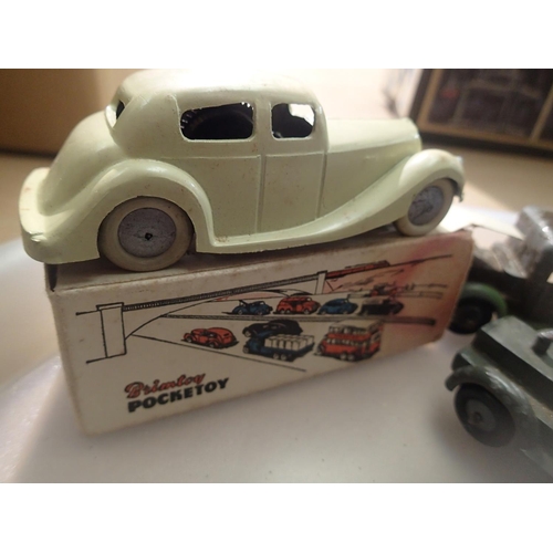 Selection of diecast vehicles, various makes including boxed Brimtoy ...