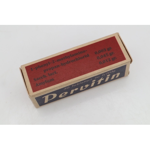 2028 - Movie Prop WWII German Pervitin Tablets (Empty) Comes with box, bottle & information of use in Germa... 