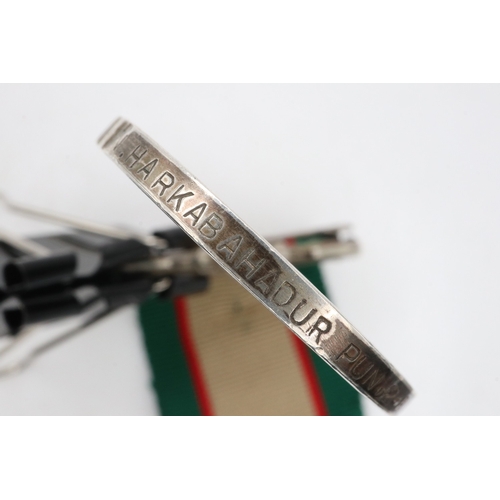 2167 - George V India General Service medal to 8305 Harkaban Pun 2-8, with North West Frontier bar. UK P&P ... 