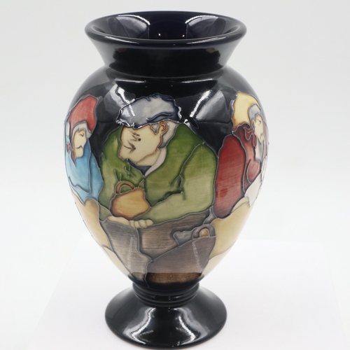 240 - Moorcroft limited edition vase, Bus Stop, 27/50, no damages, H: 18 cm. UK P&P Group 2 (£24+VAT for t... 