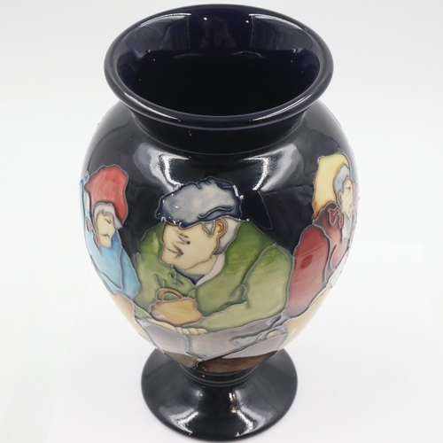 240 - Moorcroft limited edition vase, Bus Stop, 27/50, no damages, H: 18 cm. UK P&P Group 2 (£24+VAT for t... 