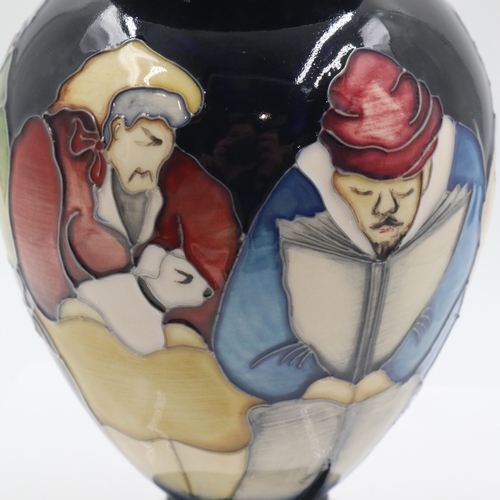 240 - Moorcroft limited edition vase, Bus Stop, 27/50, no damages, H: 18 cm. UK P&P Group 2 (£24+VAT for t... 