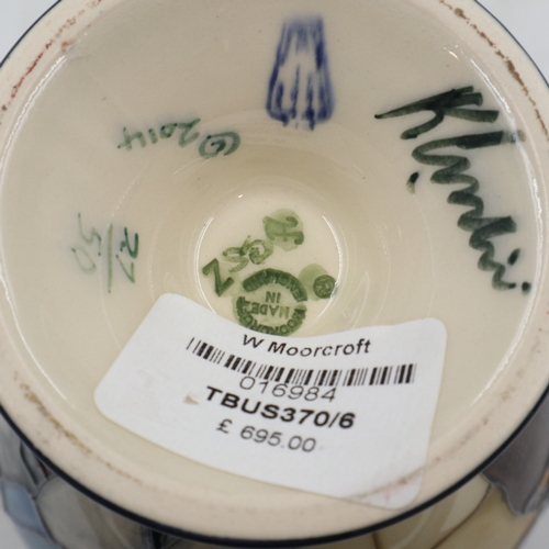 240 - Moorcroft limited edition vase, Bus Stop, 27/50, no damages, H: 18 cm. UK P&P Group 2 (£24+VAT for t... 