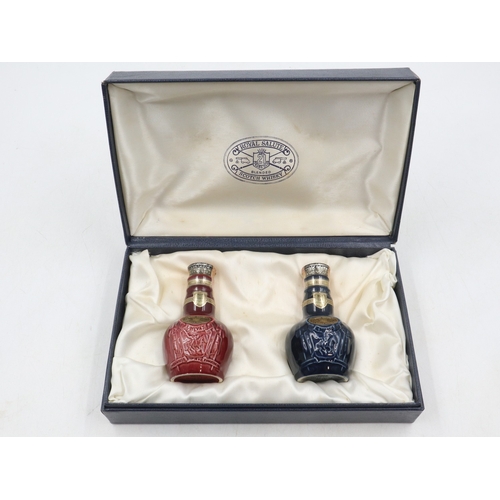341 - Boxed pair of Wade Royal Salute Chivas whisky miniatures. UK P&P Group 2 (£24+VAT for the first lot ... 