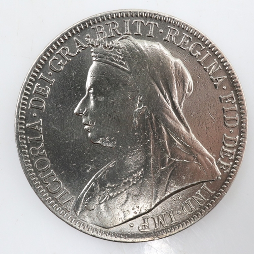 2006 - 1899 silver florin of queen Victoria - grade gVF. UK P&P Group 0 (£7+VAT for the first lot and £1+VA... 