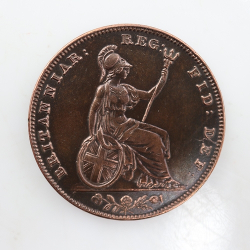 2039 - 1853 farthing of queen Victoria - grade EF. UK P&P Group 0 (£7+VAT for the first lot and £1+VAT for ... 