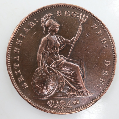 2041 - 1853 penny of queen Victoria - grade nEF. UK P&P Group 0 (£7+VAT for the first lot and £1+VAT for su... 