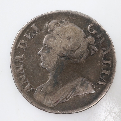2096 - 1709 silver shilling of Queen Anne - grade gF. UK P&P Group 0 (£7+VAT for the first lot and £1+VAT f... 