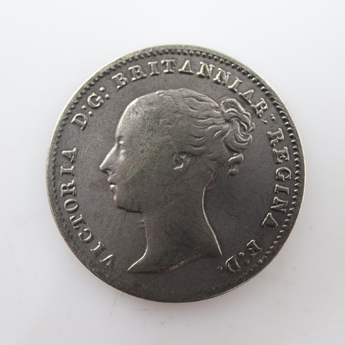 2098 - 1838 silver groat of queen Victoria - grade VF. UK P&P Group 0 (£7+VAT for the first lot and £1+VAT ... 
