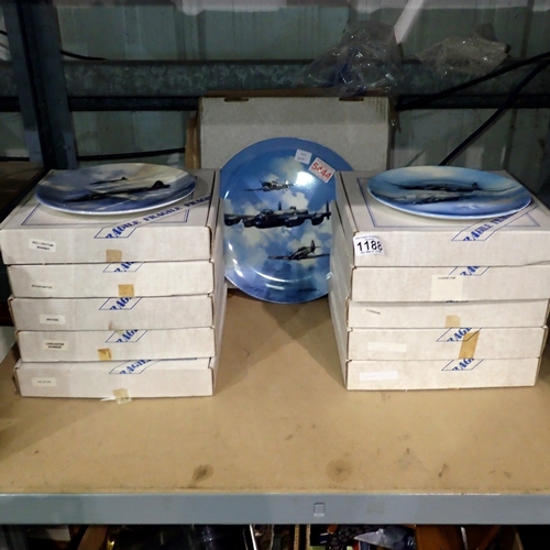 1188 - Eleven Coalport cabinet plates, all from Michael Turners Reach For The Sky Collection. Not available... 