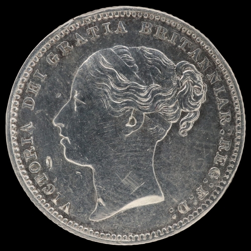 2051 - 1885 silver shilling of queen Victoria - grade nEF. UK P&P Group 0 (£7+VAT for the first lot and £1+... 