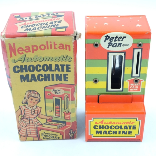 Peter Pan boxed Neapolitan automatic chocolate machine. UK P&P Group 1 ...