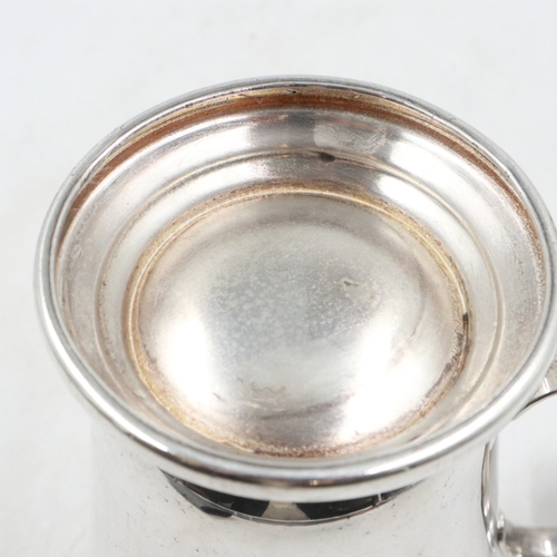 2087 - Special Air Service interest: silver plated tankard engraved to the 22 Squadron (SAS) UK P&P Group 2... 