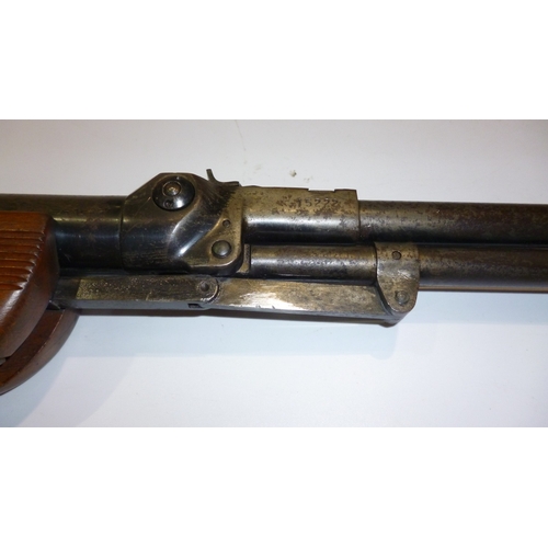 2006A - Relum Tornado .22 air rifle with green and black carry sling. Not available for in-house P&P