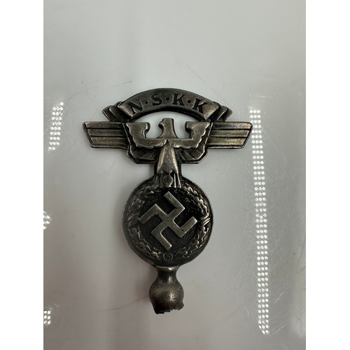 2093 - NSKK pennant or pole topper. UK P&P Group 0 (£7+VAT for the first lot and £1+VAT for subsequent lots... 