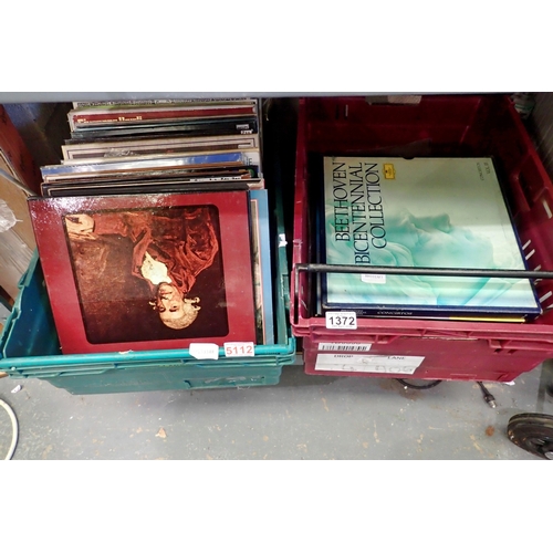 1372 - Large selection of mixed LPs. Not available for in-house P&P