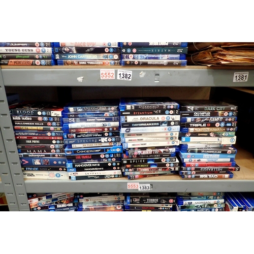 1383 - Approximately 60 mixed Blu-rays, some sealed. Not available for in-house P&P