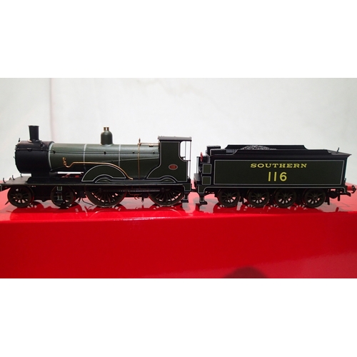 2311 - Hornby R3457, T9 class, 116, Southern Green, front bogie pivot pin broken, boxed. UK P&P Group 1 (£1... 