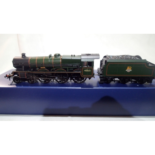 2317 - Bachmann 31-175, Jubilee, 45611, 'Hong Kong', Green, early crest, excellent condition, boxed. UK P&P... 