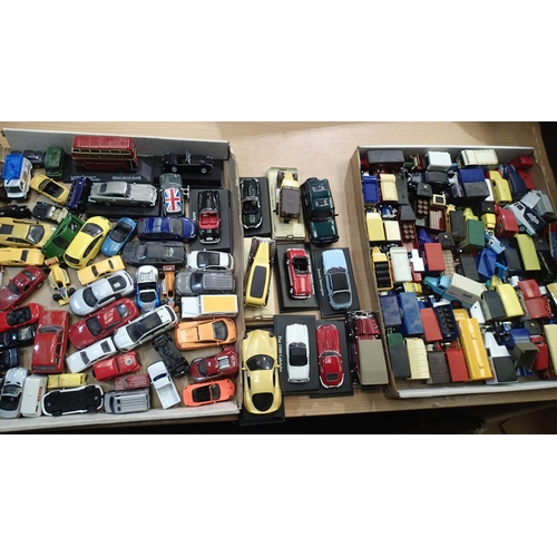 2333 - Approximately 100 assorted unboxed Diecast, various makes and scales, plus selection of empty boxes,... 