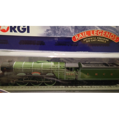 2341 - Corgi TT scale rail legends x5 plus 2 other static model locomotives, also Hornby Breakdown Crane, B... 