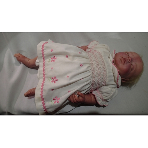 2344 - Cheryl Webber, reborn baby doll, 46 cm. UK P&P Group 2 (£24+VAT for the first lot and £5+VAT for sub... 
