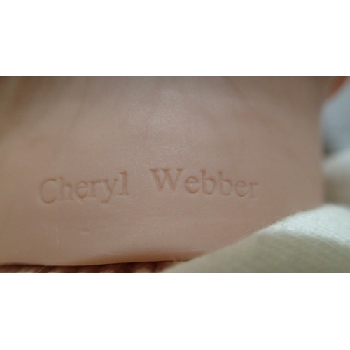 2344 - Cheryl Webber, reborn baby doll, 46 cm. UK P&P Group 2 (£24+VAT for the first lot and £5+VAT for sub... 