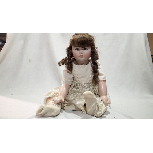 2346 - J.M.B., 117 doll, 63 cm, bisque head, fully jointed body. UK P&P Group 2 (£24+VAT for the first lot ... 