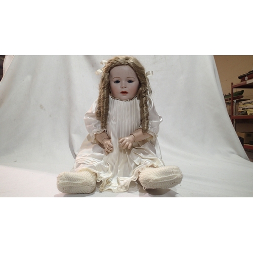 2347 - Simon & Halbig Germany, bisque head doll, 60 cm. UK P&P Group 2 (£24+VAT for the first lot and £5+VA... 