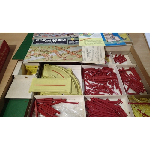 2348 - Two vintage Chad Valley games, motorised building set and 'Vibra' car racing game, appears complete,... 