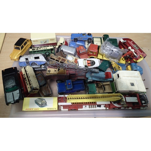 2374 - Approximately 25x Dinky toys, Budgie toys etc, Playwork Diecast, suitable for refurbishment. UK P&P ... 