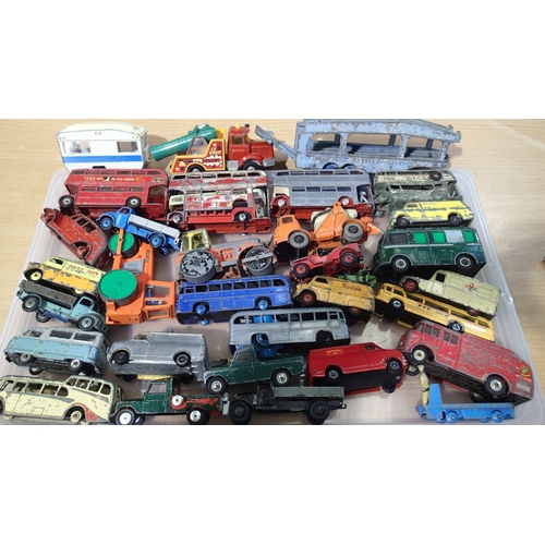 2378 - Approximately 30x Dinky toys Playworn vehicles, suitable for refurbishment. UK P&P Group 2 (£24+VAT ... 