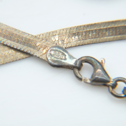 110 - Four 925 silver necklaces, 77g combined. UK P&P Group 0 (£7+VAT for the first lot and £1+VAT for sub... 