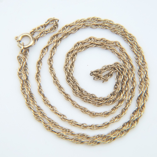 68 - 9ct gold neck chain, L: 50 cm, 4.0g. UK P&P Group 0 (£7+VAT for the first lot and £1+VAT for subsequ... 