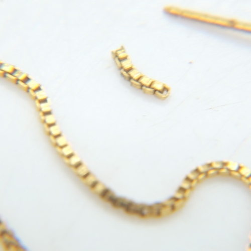 93 - 9ct gold broken chain and single earring, 3.8g combined. UK P&P Group 0 (£7+VAT for the first lot an... 