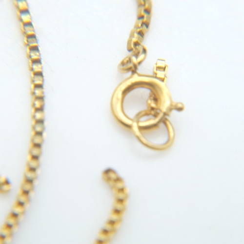 93 - 9ct gold broken chain and single earring, 3.8g combined. UK P&P Group 0 (£7+VAT for the first lot an... 