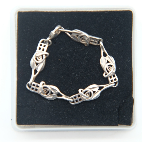 95 - Silver Mackintosh style bracelet, 7g. UK P&P Group 0 (£7+VAT for the first lot and £1+VAT for subseq... 