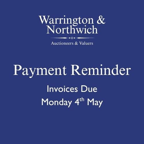 2100A - A polite reminder that invoices from this sale should be settled by Monday 4th May.

If you have any... 