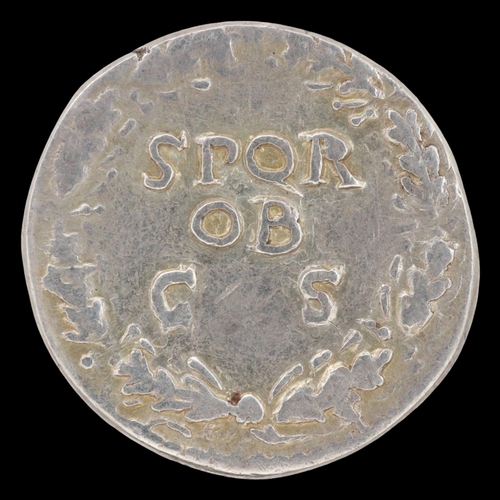 2121 - 69AD - silver denarius of emperor Vitellius - grade nEF. UK P&P Group 0 (£7+VAT for the first lot an... 