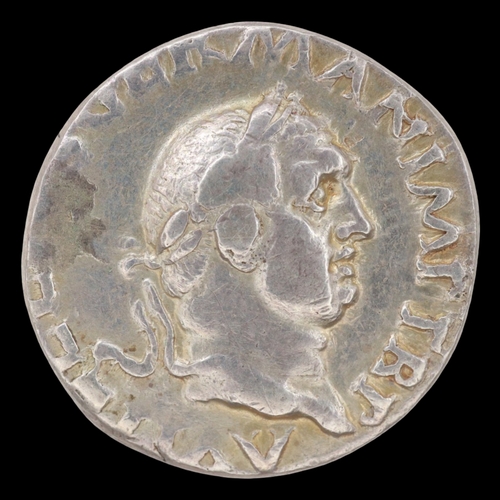2121 - 69AD - silver denarius of emperor Vitellius - grade nEF. UK P&P Group 0 (£7+VAT for the first lot an... 
