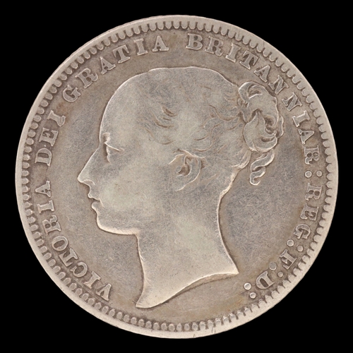 2127 - 1875 d41 silver shilling of queen Victoria. Grade VF. UK P&P Group 0 (£7+VAT for the first lot and £... 