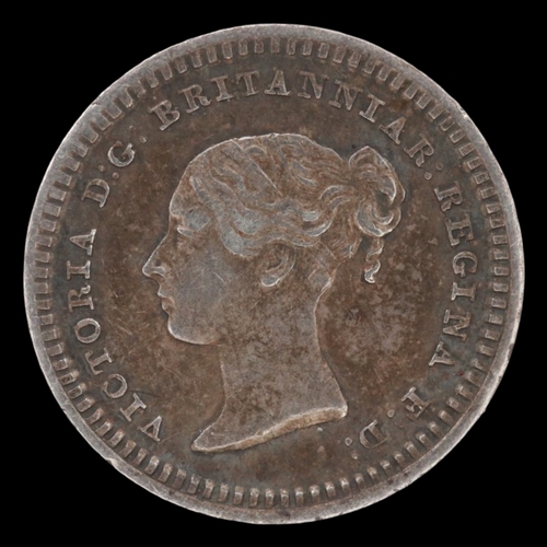 2133 - 1838 silver three half pence of queen Victoria. Grade gVF. UK P&P Group 0 (£7+VAT for the first lot ... 