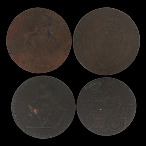 2160 - c1800's Workhouse tokens, mostly Irish. Grade circulated. UK P&P Group 0 (£7+VAT for the first lot a... 