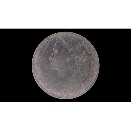 2176 - 1877 penny of queen Victoria. Grade gVF. UK P&P Group 0 (£7+VAT for the first lot and £1+VAT for sub... 