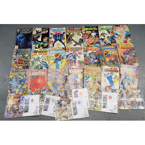 1400 - Nineteen Marvel New Warriors comics, six Secret Warriors comics, thirty-eight DC Batman comics and o... 