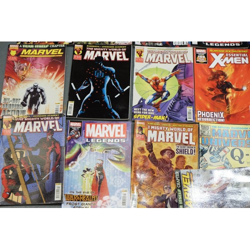 1361 - Thirteen DC Justice League, ten Red Hood comics, and twenty-three other Marvel comics. Not available... 