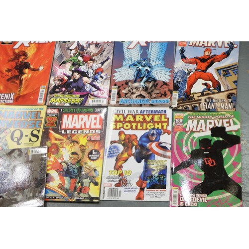 1361 - Thirteen DC Justice League, ten Red Hood comics, and twenty-three other Marvel comics. Not available... 