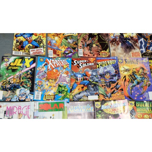 1395 - Thirteen DC Firestorm comics, eighteen Valiant comics, fifteen Amalgam comics and twenty-seven other... 