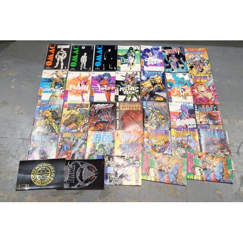 1389 - American Entertainment #1 copy of the Tenth comic signed by artist Tony Daniel with CoA, and a colle... 