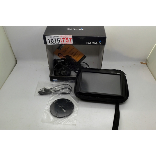 1075 - Boxed Garmin Nuvi 1440T sat nav. Not available for in-house P&P